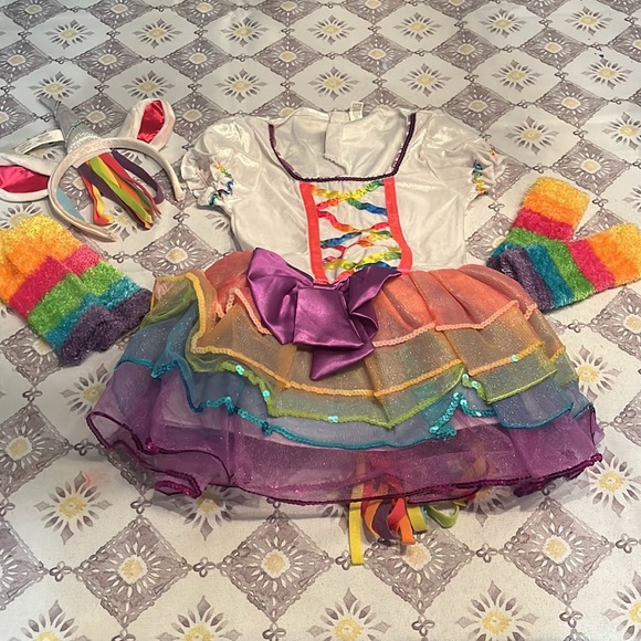 Rainbow unicorn costume - Picture 4 of 6